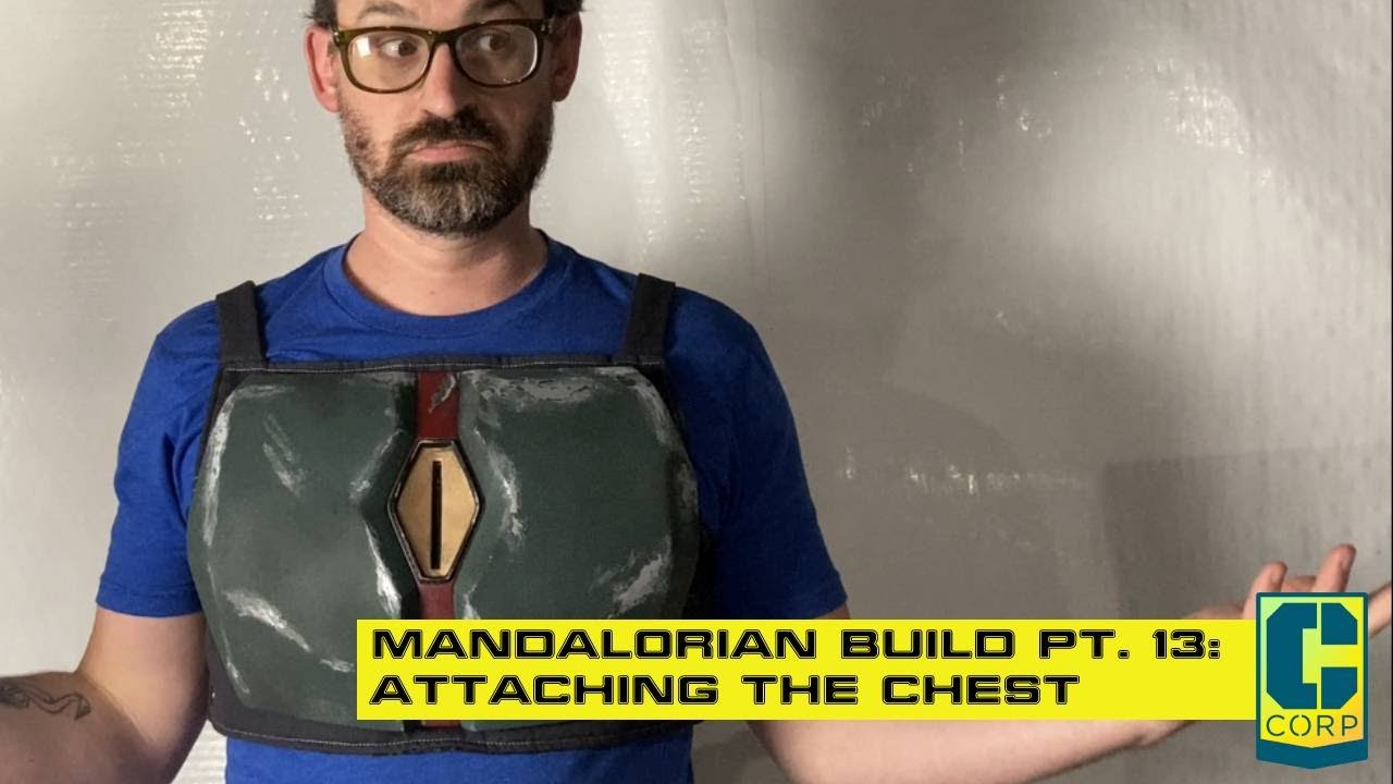 Mandalorian Cosplay Build #13: Attaching the Chest Armor to the Flightsuit