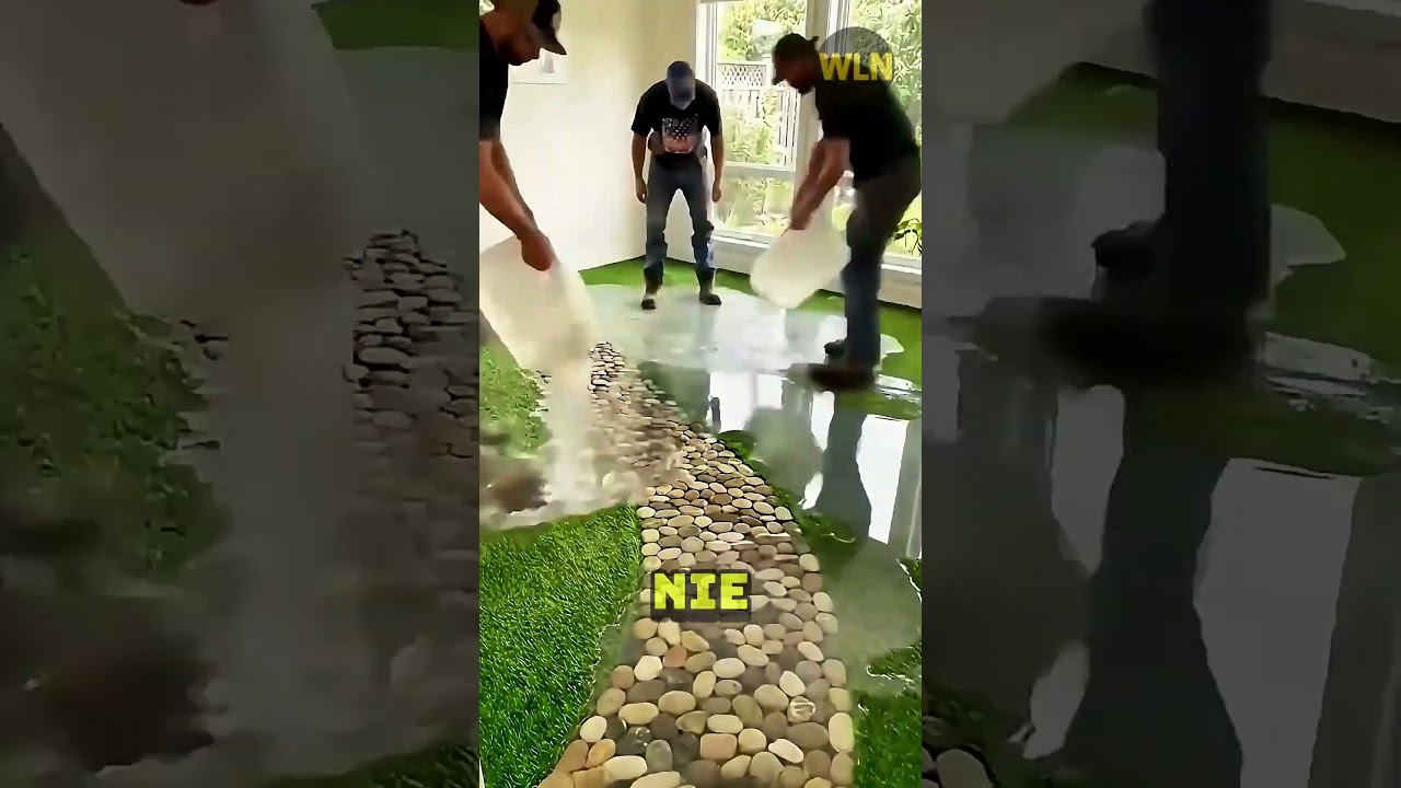 Położyli trawę w jego salonie! 🍀