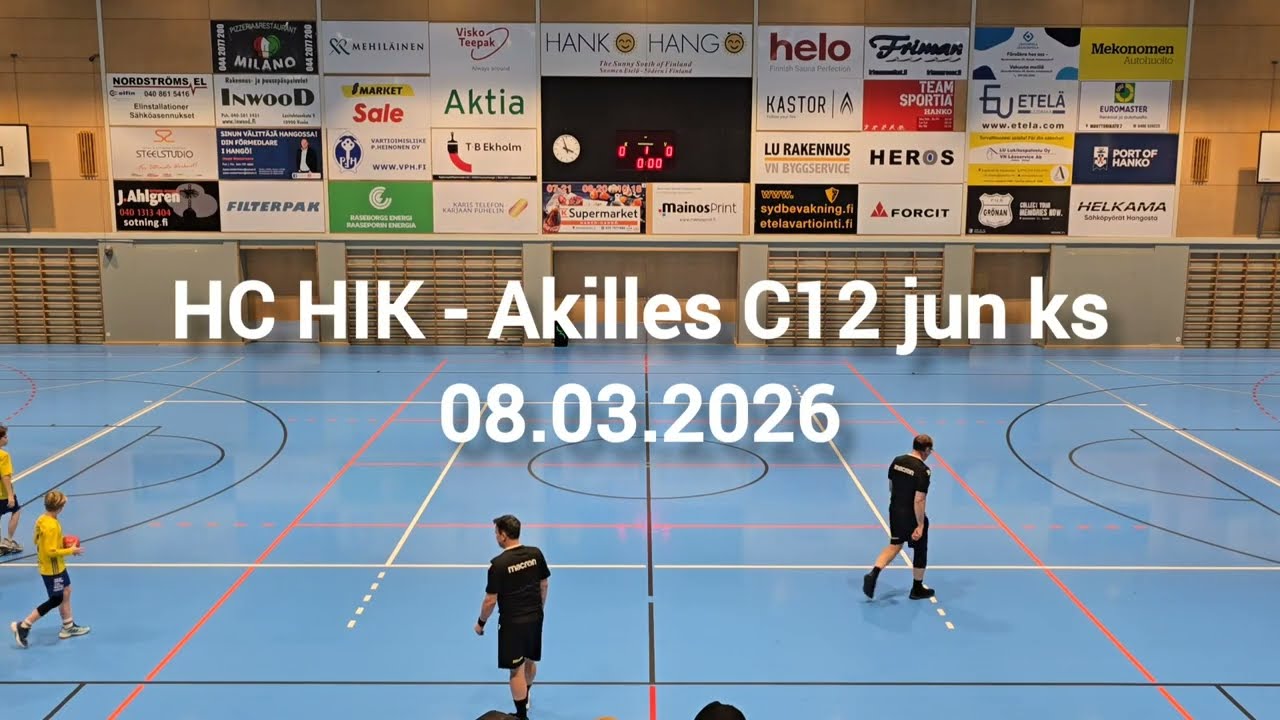 HC HIK - Akilles C12 jun ks  8 mars 2026