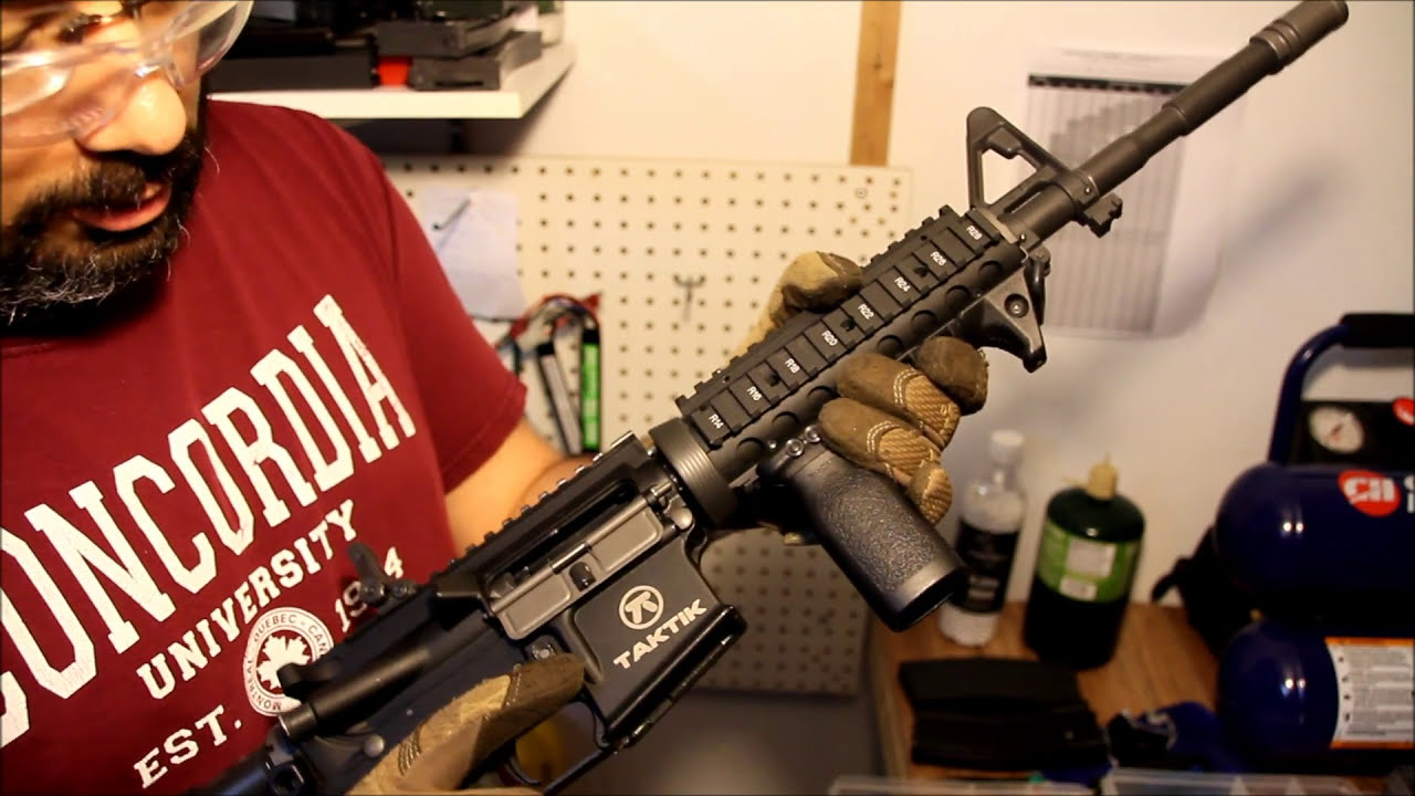 Taktik Airsoft review compare WE Tech to KWA M4 GBBR