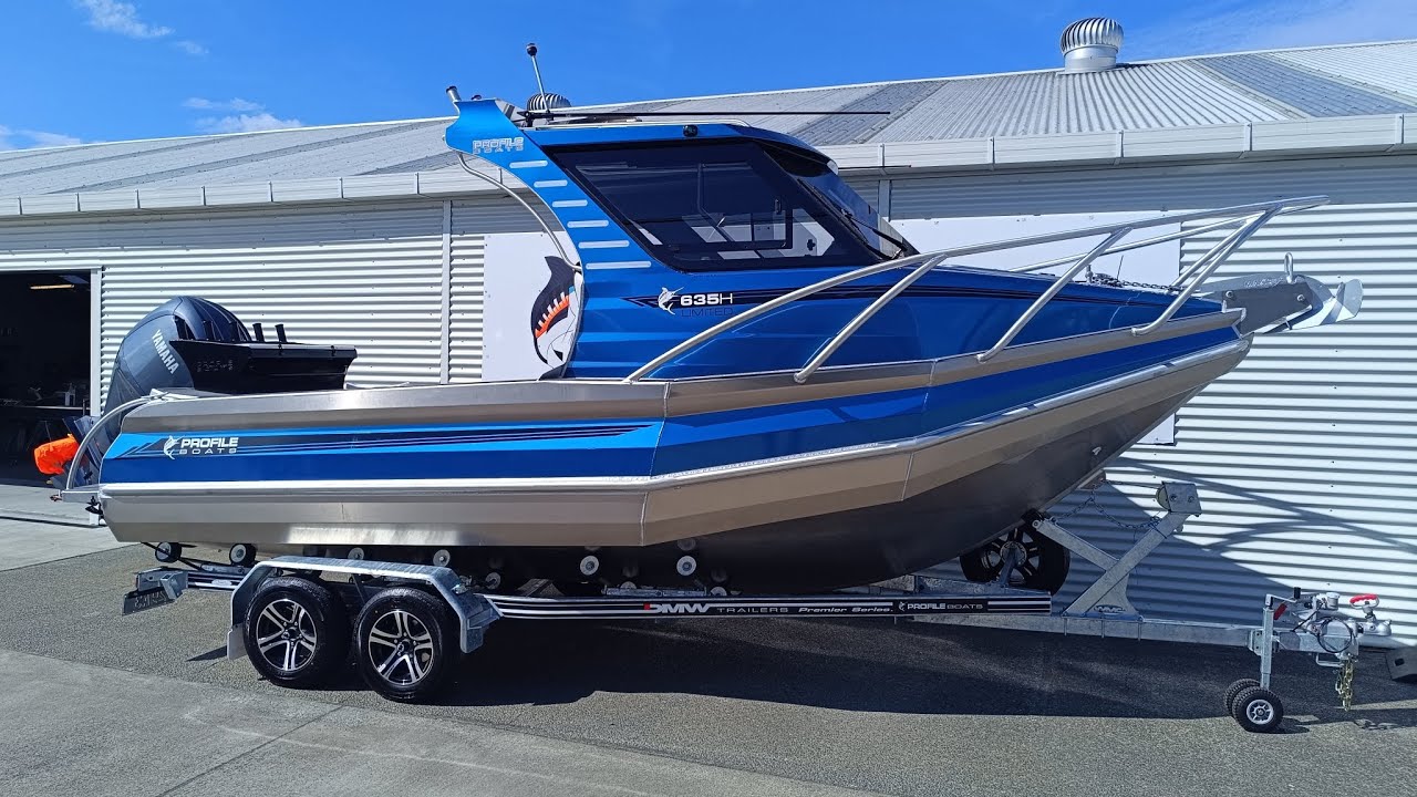 Profile Boats 635H Limited Yamaha F200 NZD $162,690 (Approx USD $85,000 plus freight/tax)