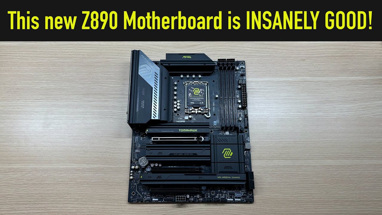 Новая MSI Z890 Tomahawk: лучшая материнская плата, которую я когда-либо видел!