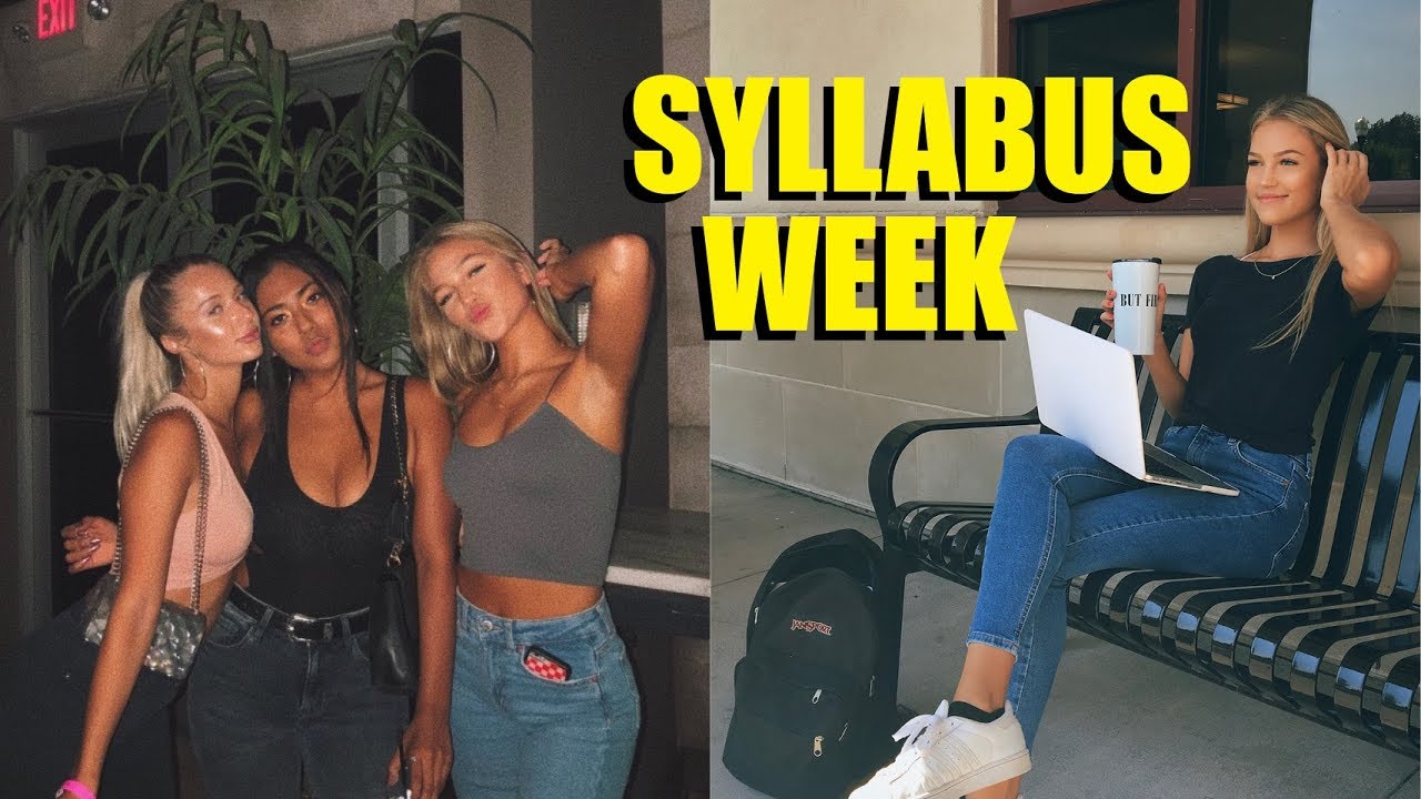 college week in my life: syllabus week at montclair state | maddie cidlik