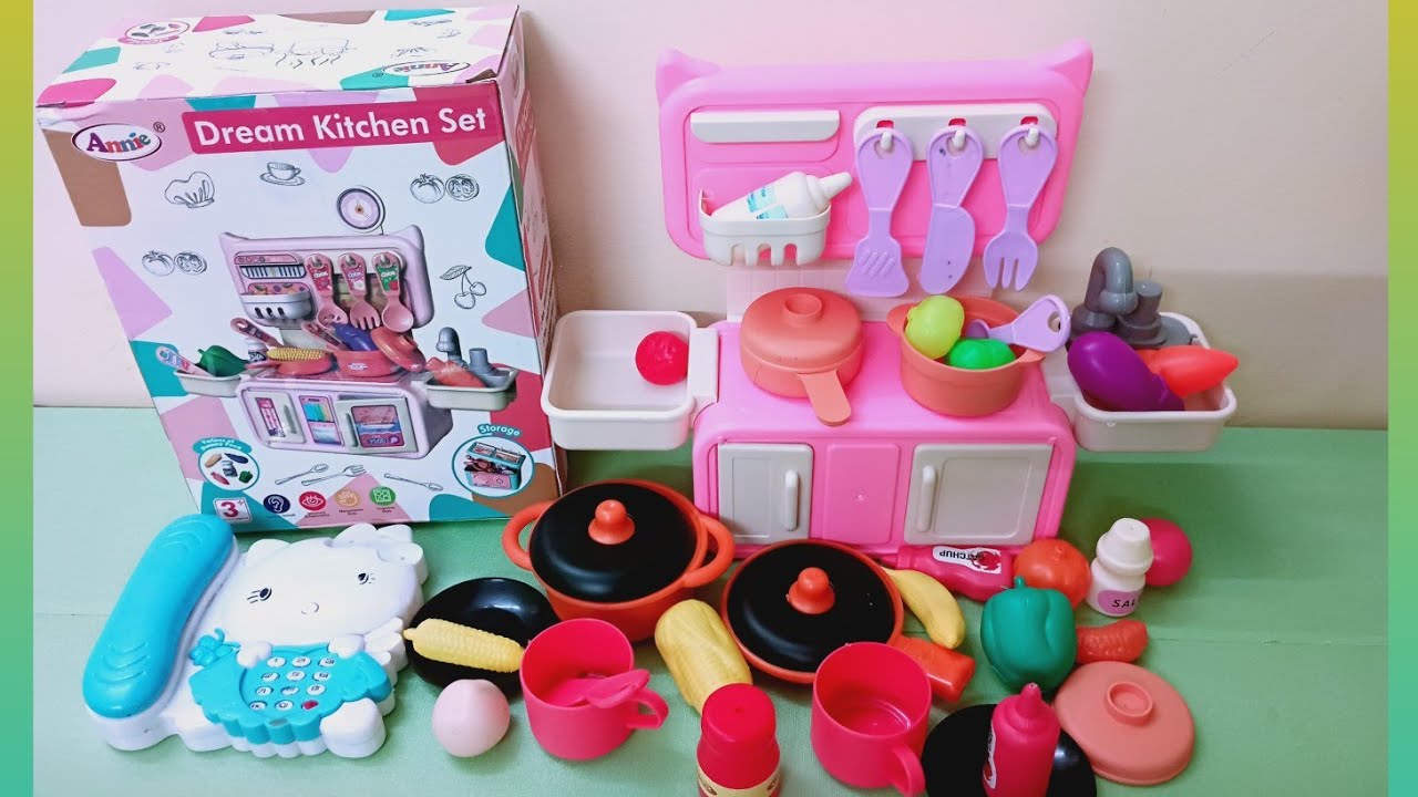 8 Minutes Satisfying With Unboxing Kichan sink Pool play Set Review Toys ASMR 