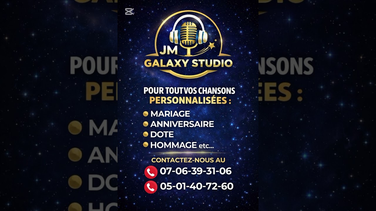 JM GALAXY STUDIO est là pour vos chansons personnalisées 