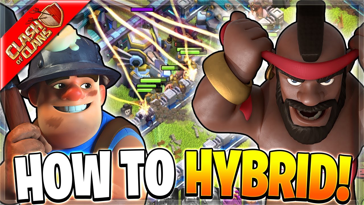 How to Use the Hybrid Attack! (Clash of Clans)