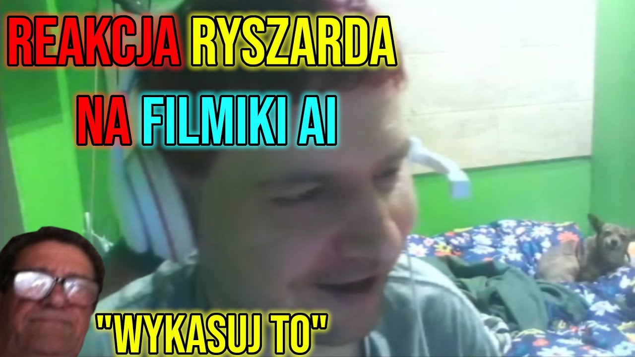 Dawid Jasper REAKCJA RYSZARDA NA FILMIKI AI