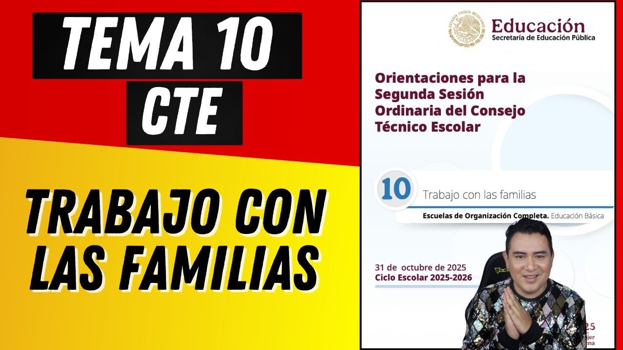 TEMA 10 DE CTE: TRABAJO  CON FAMILIAS