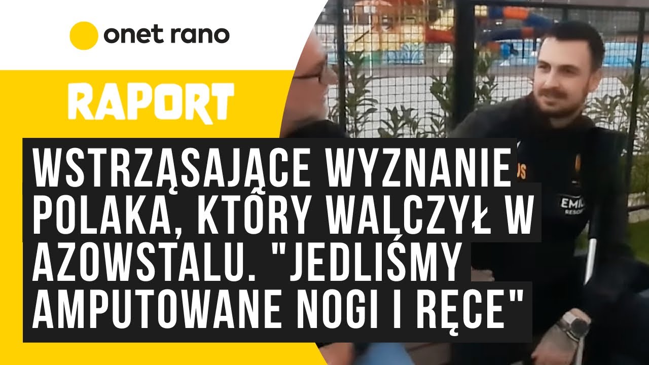 Wstrząsające wyznanie jedynego Polaka, który walczył w Azowstalu. 