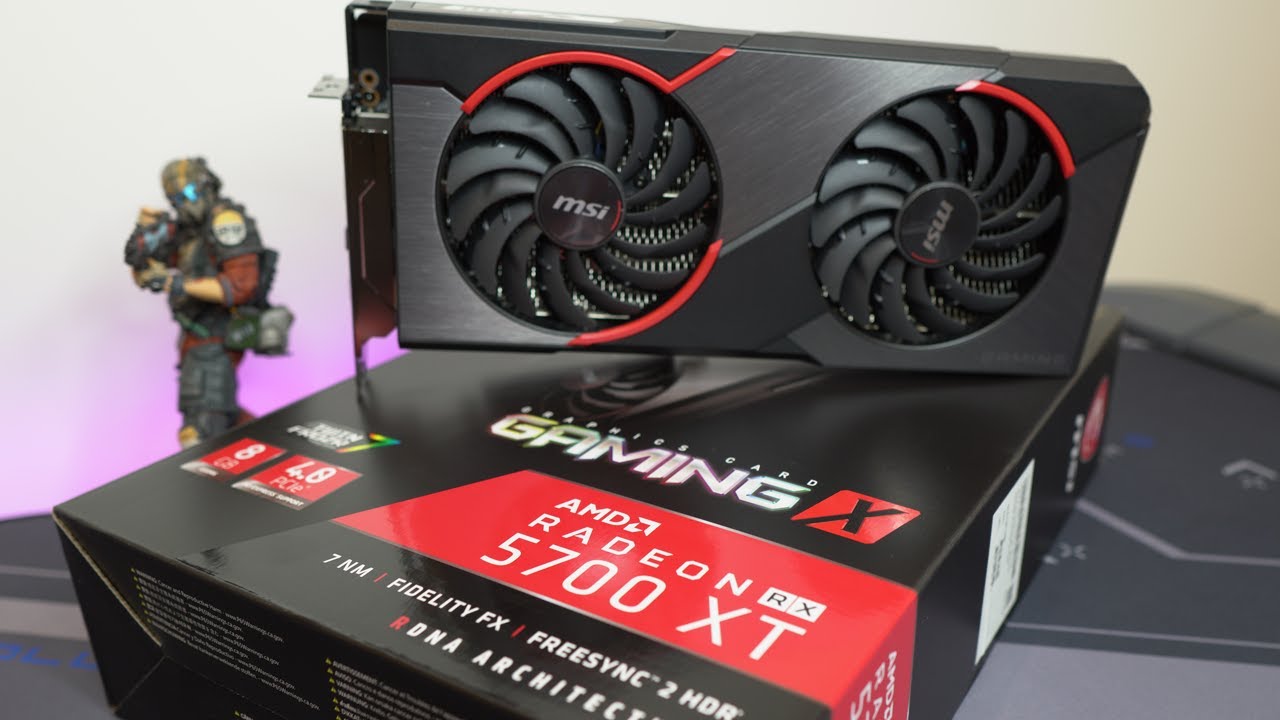 AMD RX 5700 XT MSI Gaming x unboxing and games benchmark