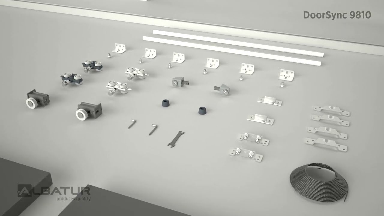 DoorSync 9810 - Funicular Sliding Door System Video / 121-9810