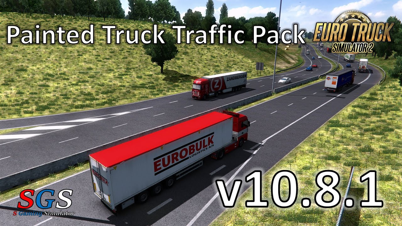|ETS2 1.38| Painted Truck Traffic Pack by Jazzycat v10.8.1 [Mod]
