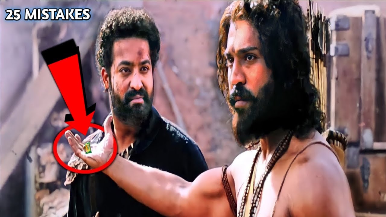 [25 MISTAKES] in RRR full Movie | RRR full movie mistakes | Rajamouli - Jr Ntr - Ram Charan