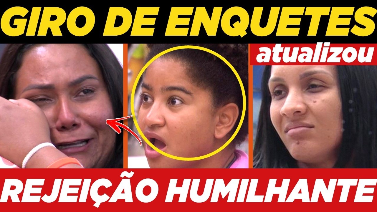 😱FIM DE CHAI?: Enquetes mostram QUEM VAI SAIR do BBB 26 ? / Giro dos Mutirões PREOCUPAM TORCIDAS