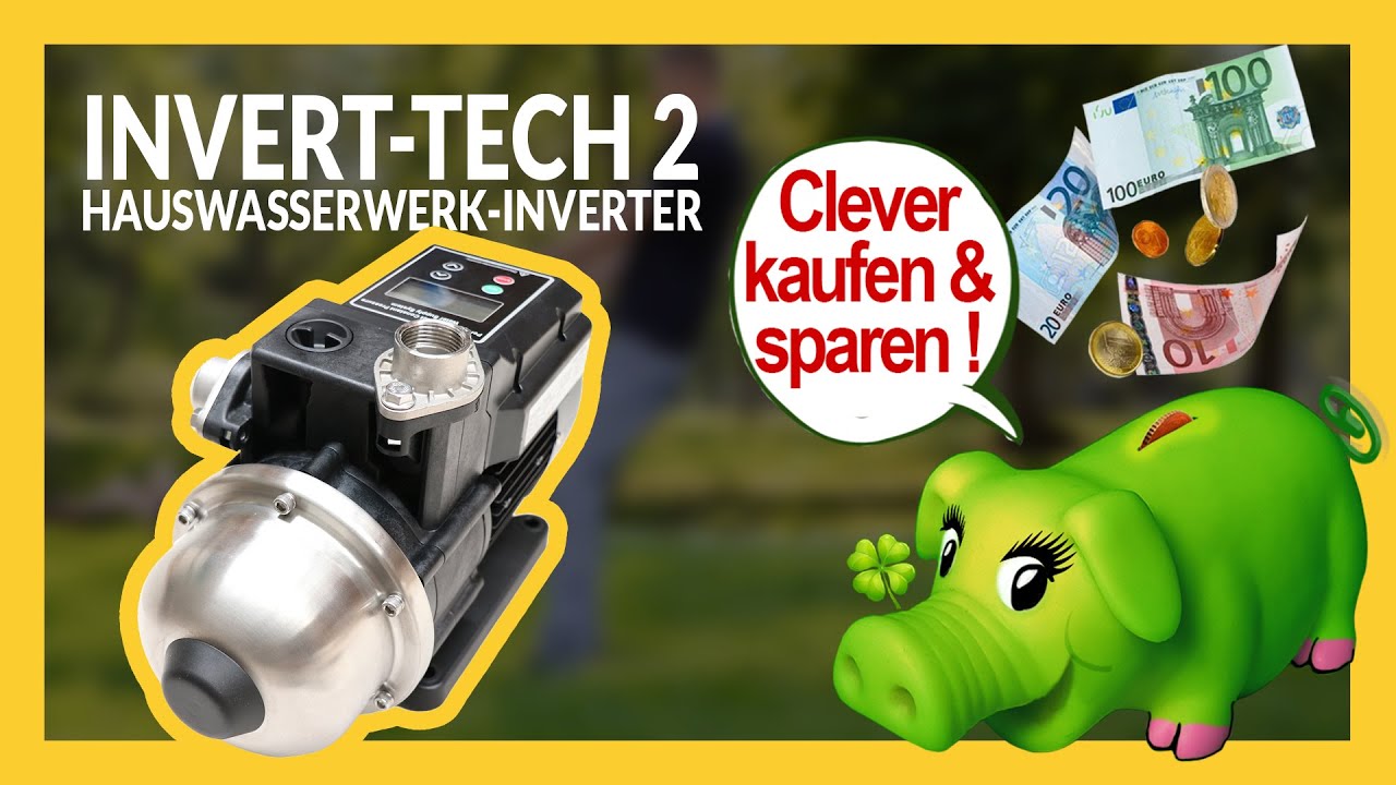 INVERT-TECH 2 HAUSWASSERWERK-INVERTER Permanent Magnet Kreiselpumpe