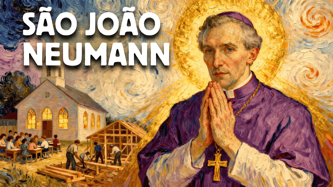 5 de Janeiro - SÃO JOÃO NEUMANN: O Homem que Falava 8 Línguas e Fez 100 Escolas Para Salvar Almas