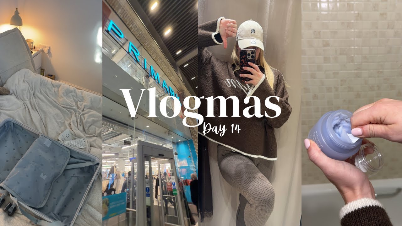 Vlogmas, день 14 ✨ - подготовка к отпуску и сборы в последнюю минуту