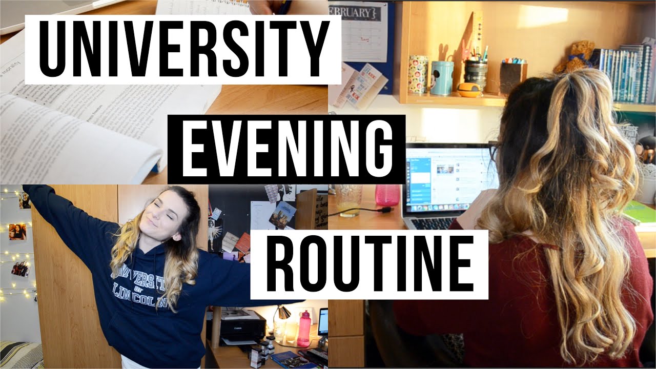 University Evening Routine | ohhitsonlyalice