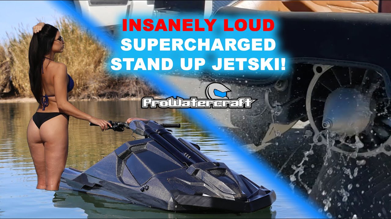 INSANELY LOUD supercharged stand up jetski!