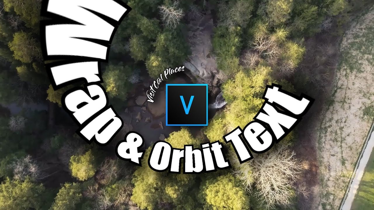 EASY Circle and Orbit Text in VEGAS Pro 18