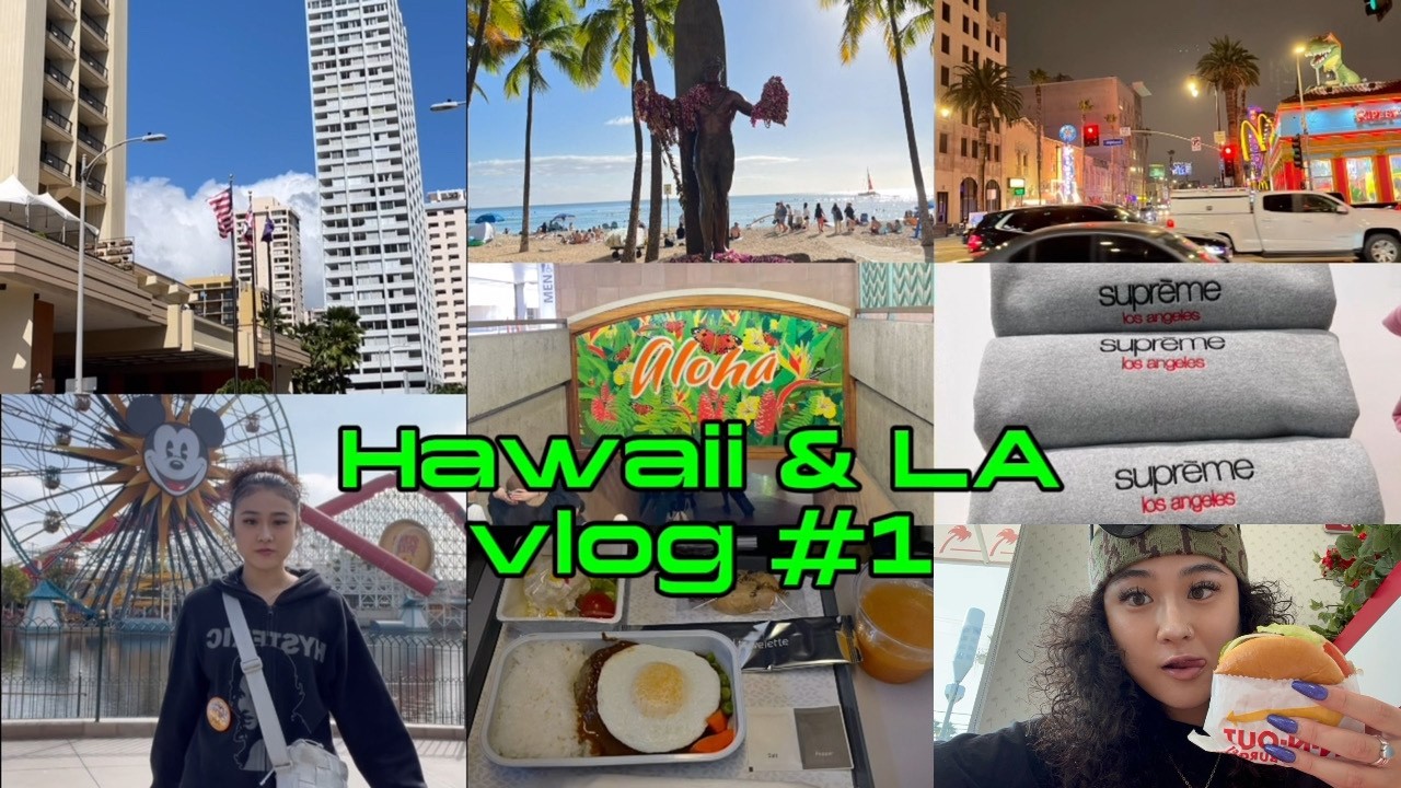 1st post🦋💞 Hawaii & LA vlog #1