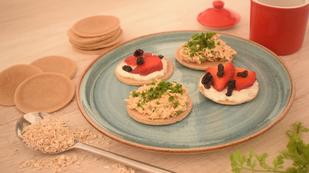 ¡TORTILLAS de AVENA crocantes con SOLO 3 ingredientes!