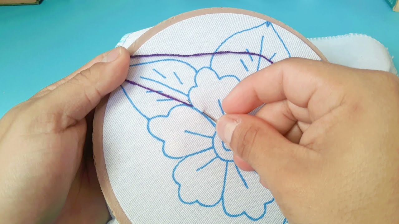 Puntada Para Flores Pequeñas | Bordado Fantasía | El Bordador