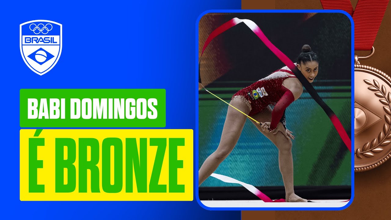 B&aacute;rbara Domingos &eacute; bronze nas fitas do Pan-americano de Gin&aacute;stica R&iacute;tmica Assun&ccedil;&atilde;o 2025