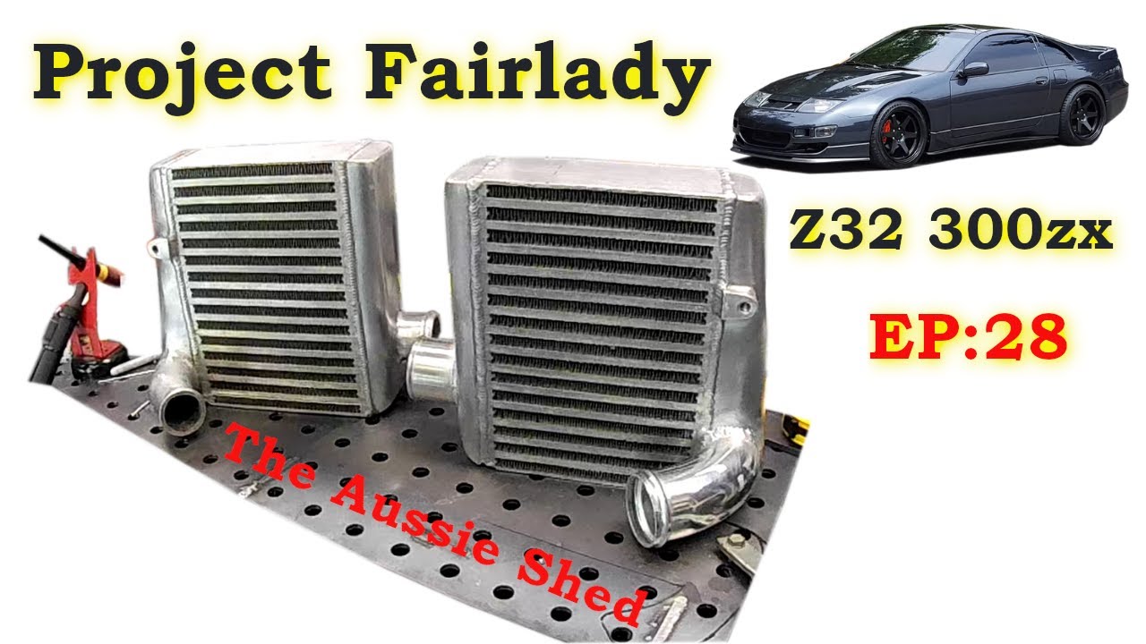 Intercooler Hi-Flow Mods. Project Fairlady, The Nissan Z32 300zx Twin Turbo Mega Build