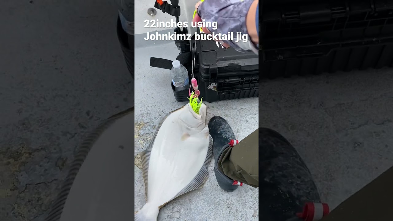 Caught a lot of flounders this year using 6oz bucktail jigs from Johnkimz jig