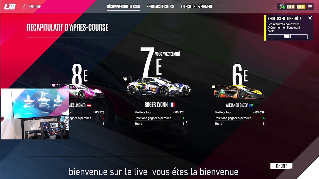 le mans ultimate  multijoueurs course sur le  circuit la sarthe