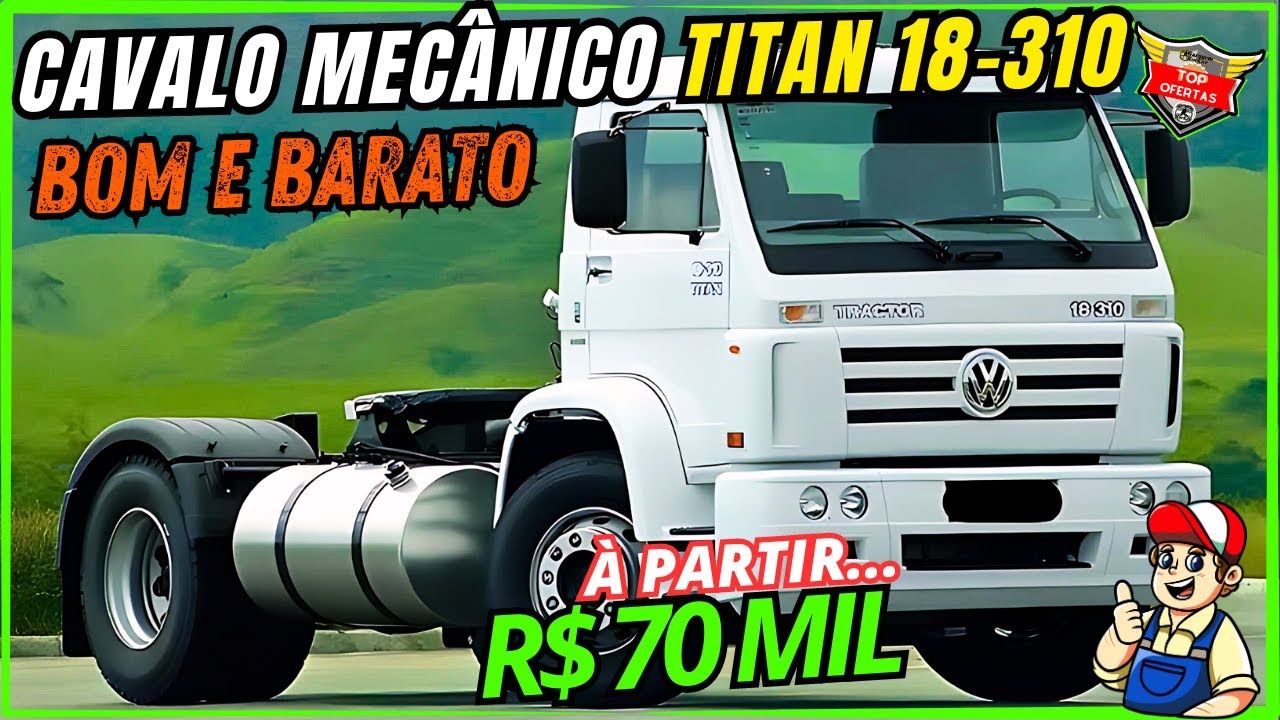 VW TITAN 18310 TRACTOR CAVALO MECÂNICO BOM e BARATO a VENDA [À PARTIR DE 70 MIL] #titan18310 #rockar