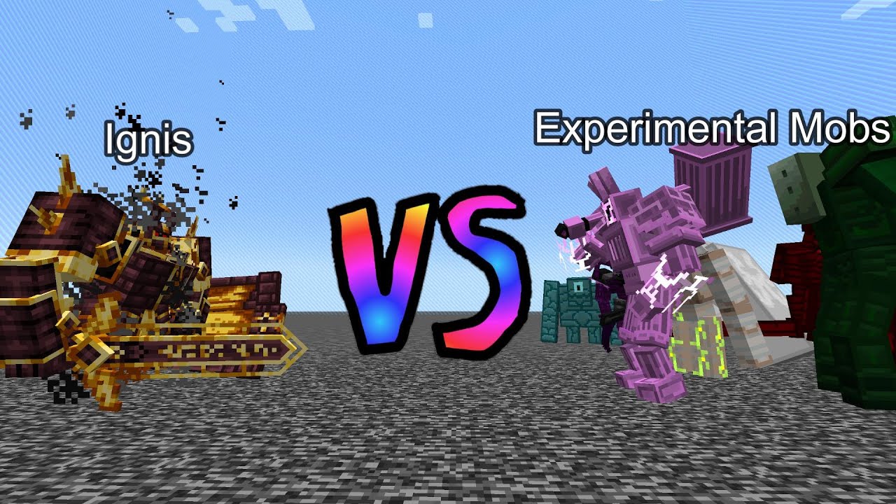 Ignis vs Experimental Mobs | Minecraft  Mob Battle