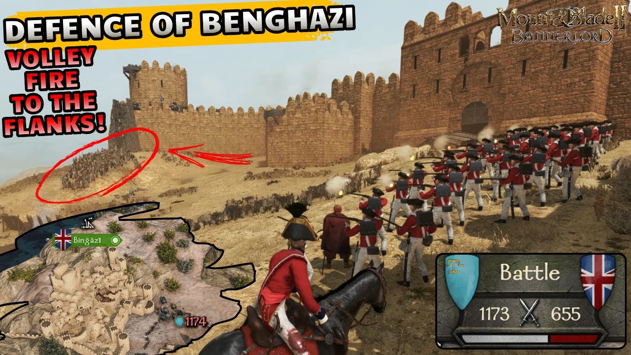 DEFENCE OF BINGAZL | 8th British Expeditionary Force vs Ottoman Empire (M&B II playthrough)