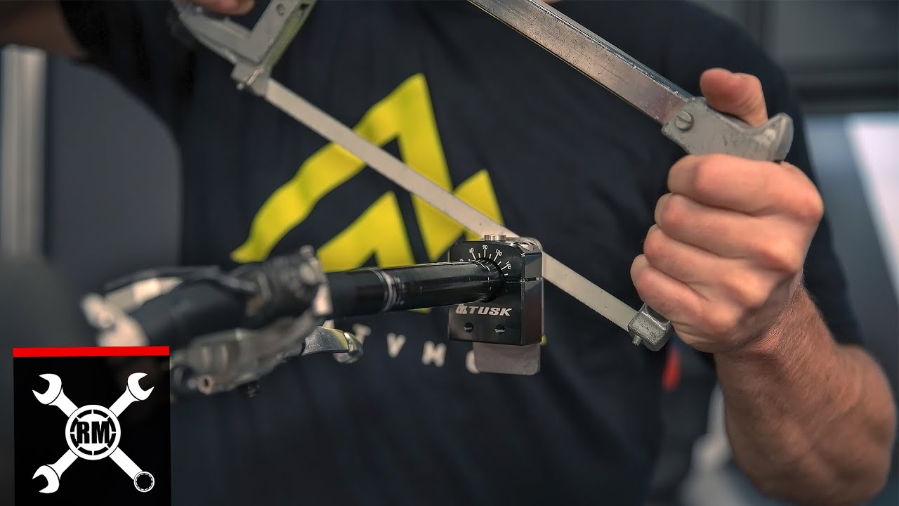 How To Cut Motorcycle, ATV, & MTB Handlebars