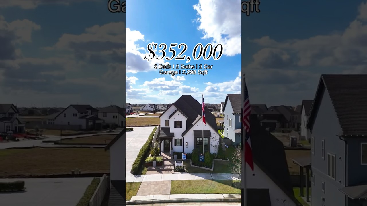 New construction homes under 400k in Houston Texas 