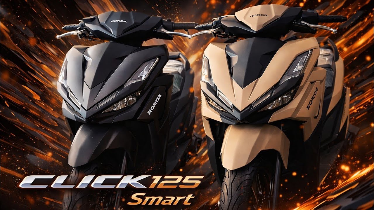 Latest Honda Click125i Smart in Matted Gray and Brown #Click125Smart #Click125V4 #Click125 #click125