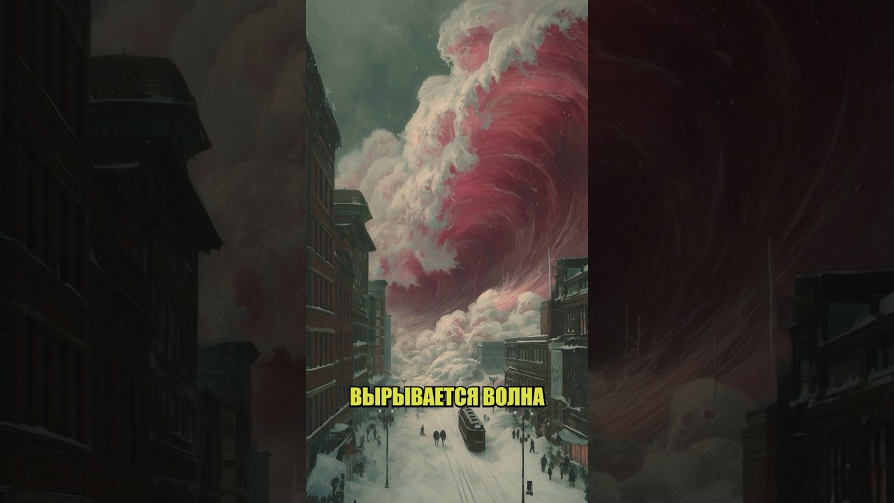 Сиропное цунами в Бостоне  #анимация #цунами
