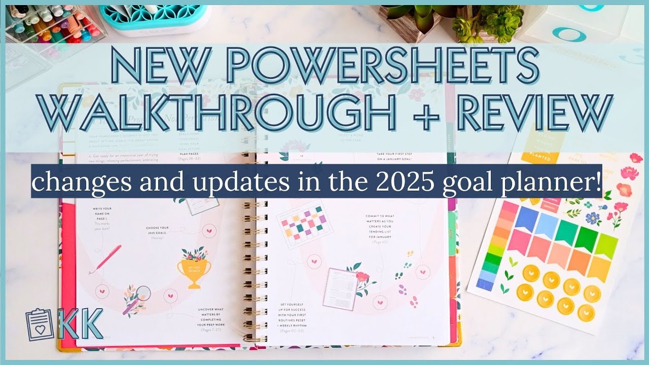 НОВЫЕ PowerSheets Пролистывайте и просматривайте красивые Cultivate What Matters Изменения в план...