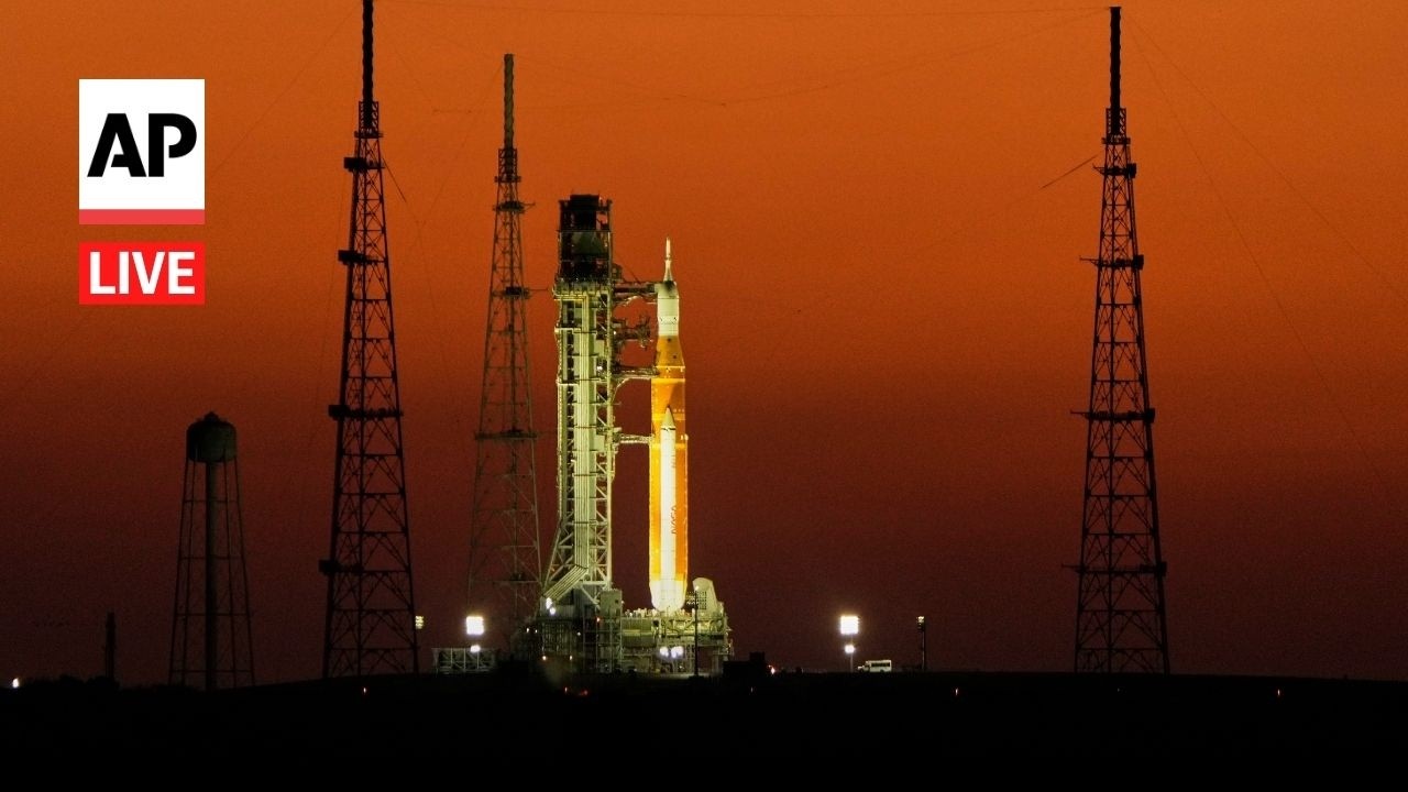 LIVE: NASA&rsquo;s Artemis II moon rocket on the launch pad