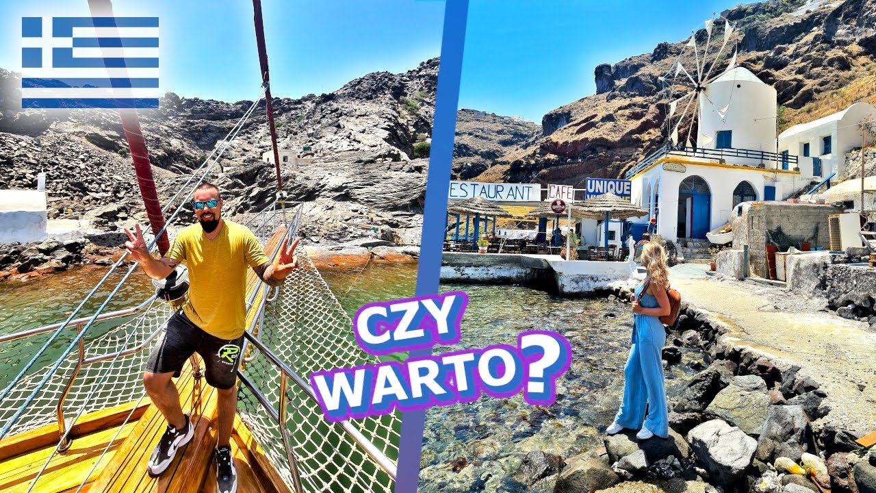 REJS po wyspach SANTORINI! | Wulkan, Gorące źródła, Thirasia | ILE TRZEBA ZAPŁACIĆ? | Grecja Vlog. 3