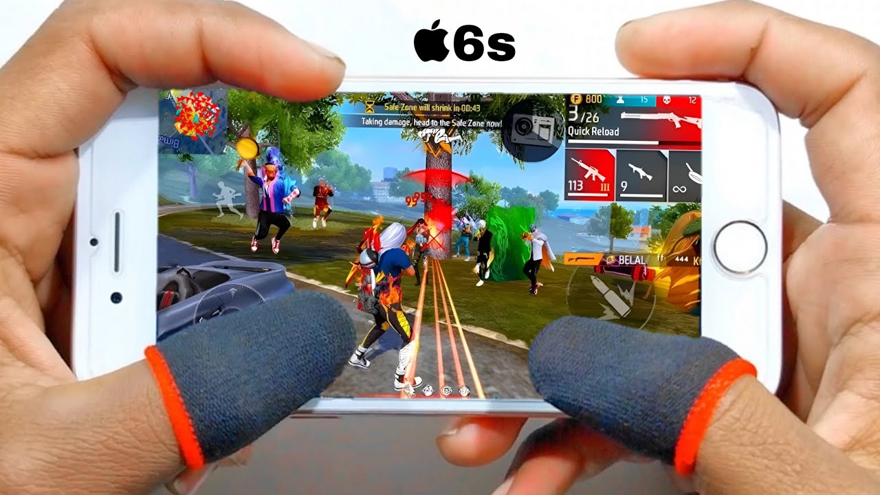 Iphone 6s Free Fire full  Handcam gameplay +2gb ram test 2026 🔥