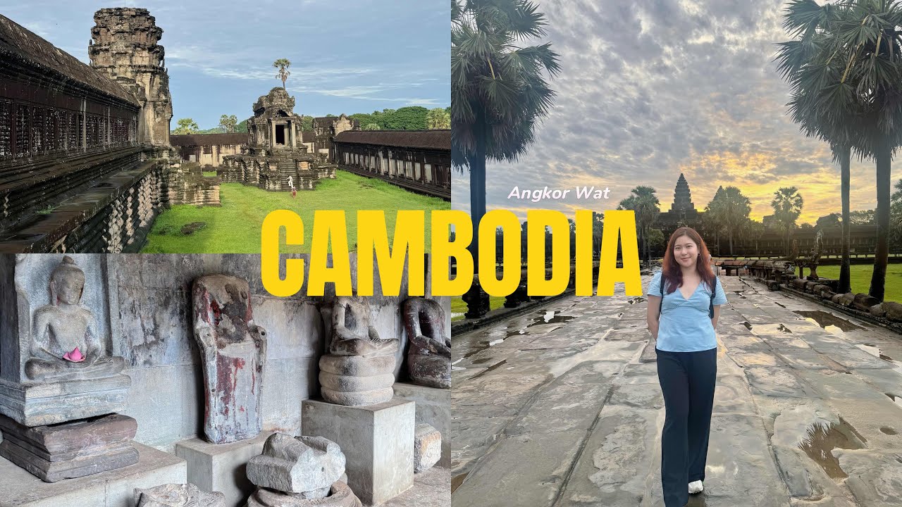 Cambodia 2025 Part 1/2 🇰🇭 flying from Manila + Angkor Wat sunrise tour 🏛️✨