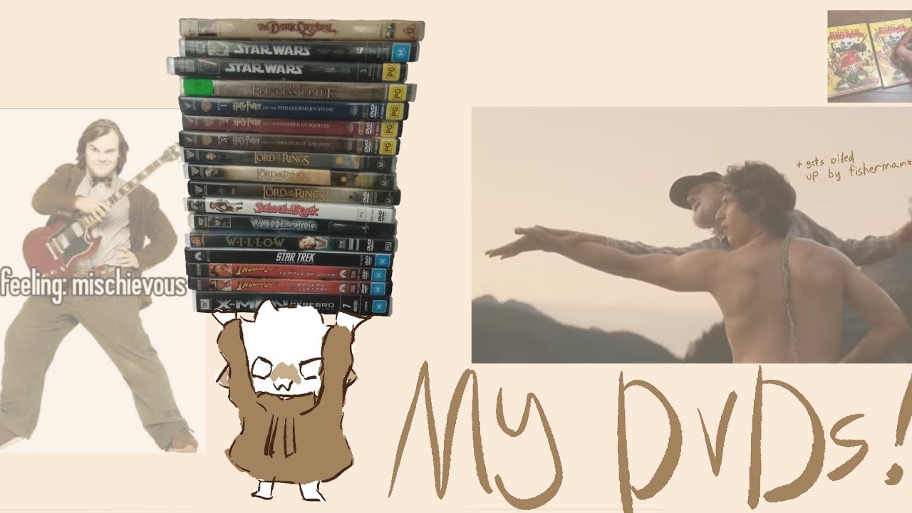 My DVD collection!