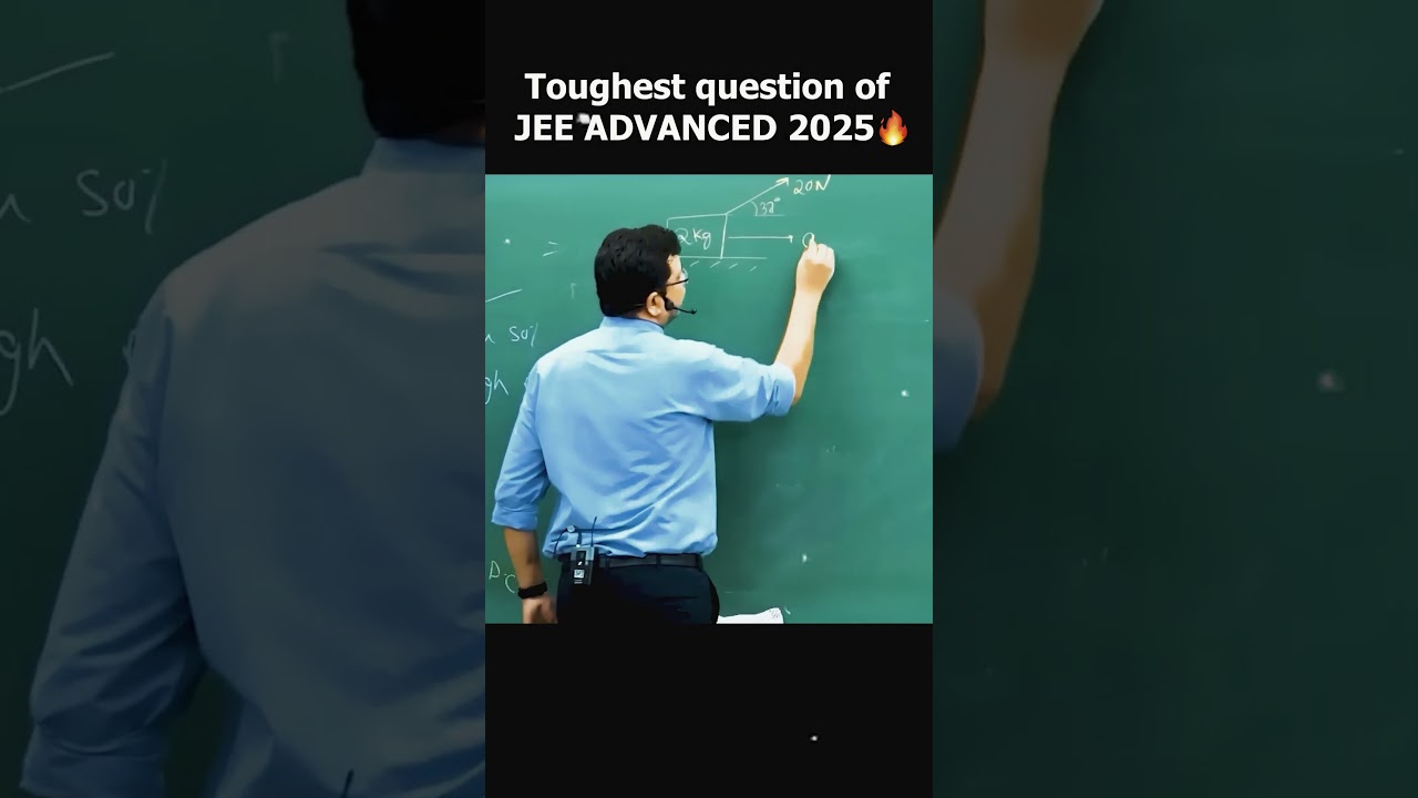 🥶Toughest question of JEE Advanced 2025🔥@MotionNVSir #shorts #jeeadvanced2025 #jeequestions