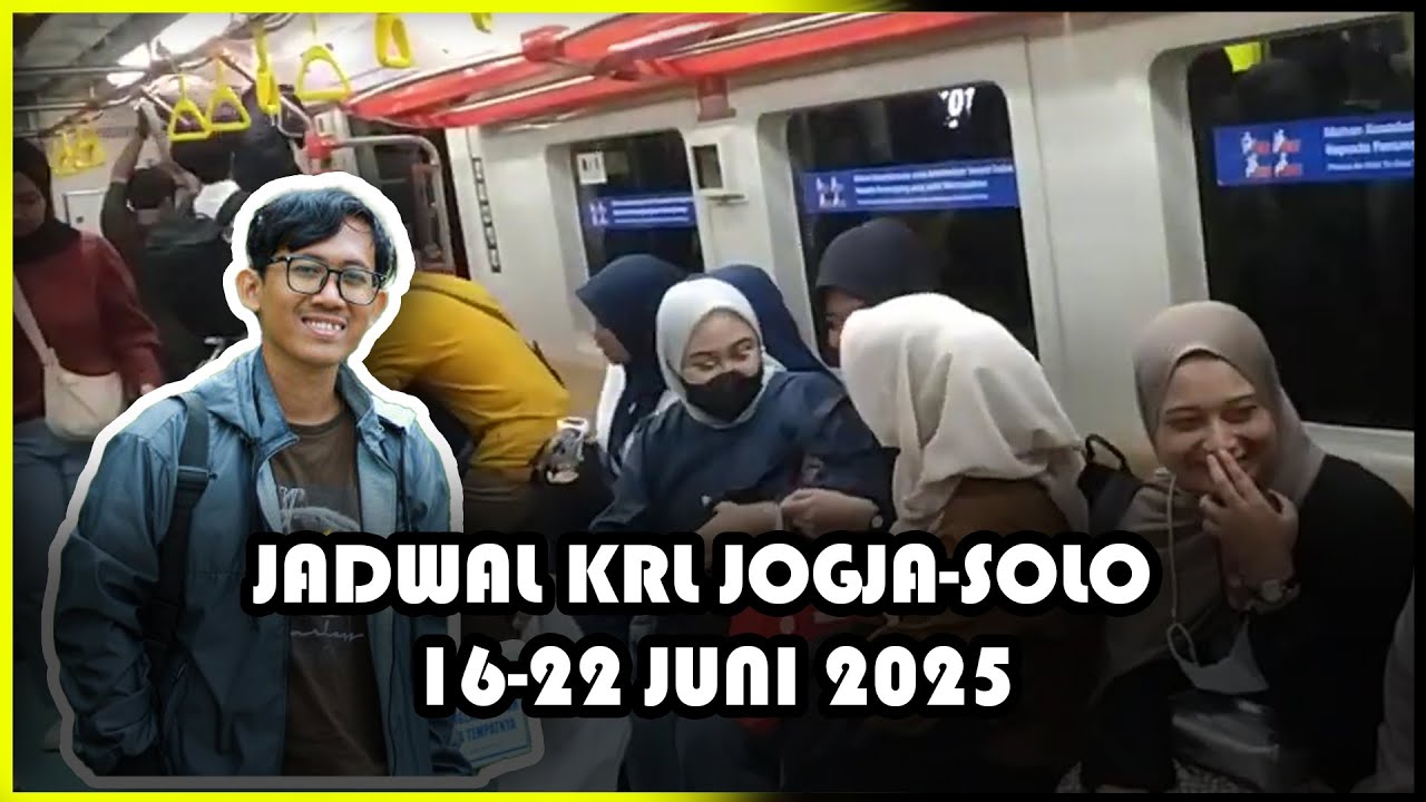 Jadwal KRL JOGJA SOLO 16-22 Juni 2025