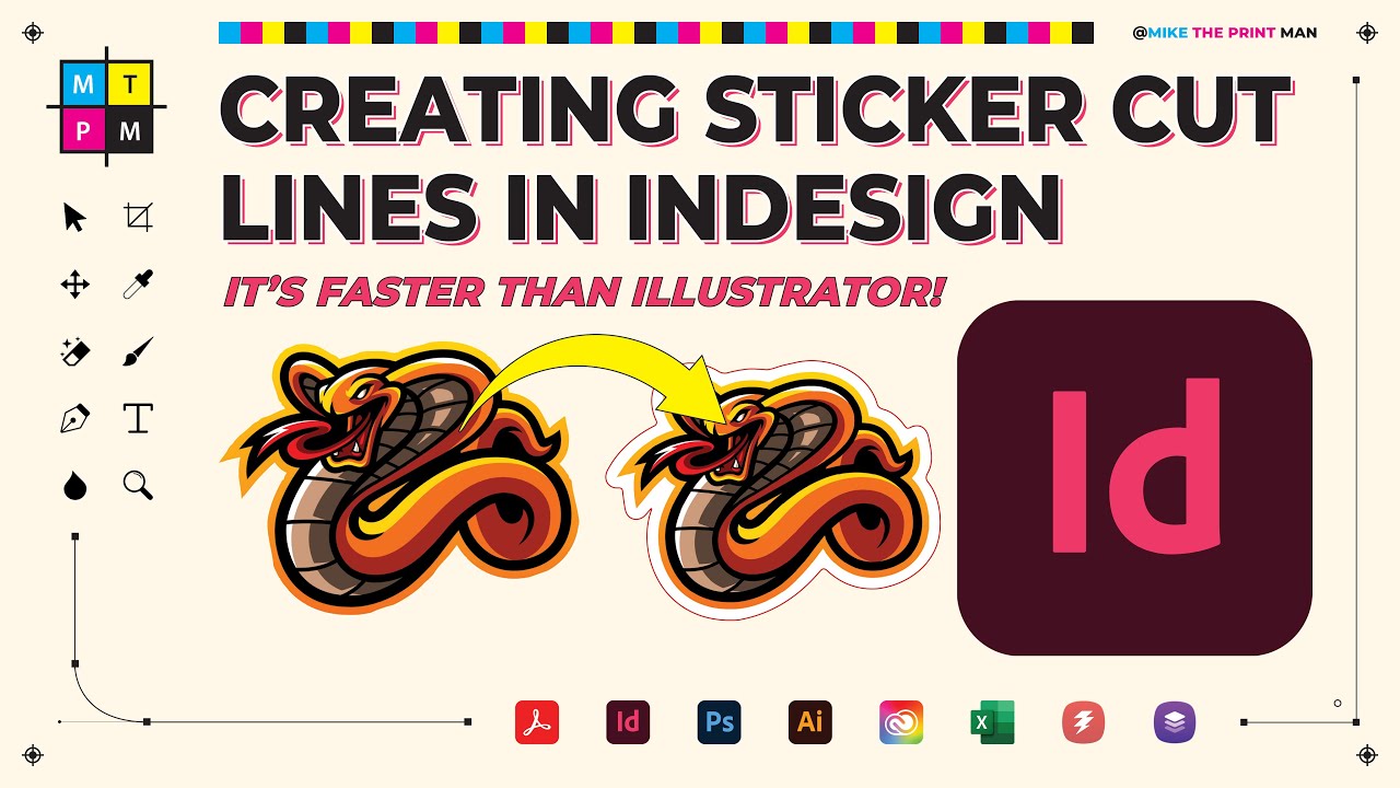 How to Create Sticker Contour Cut Lines in InDesign (Raster & Vector)