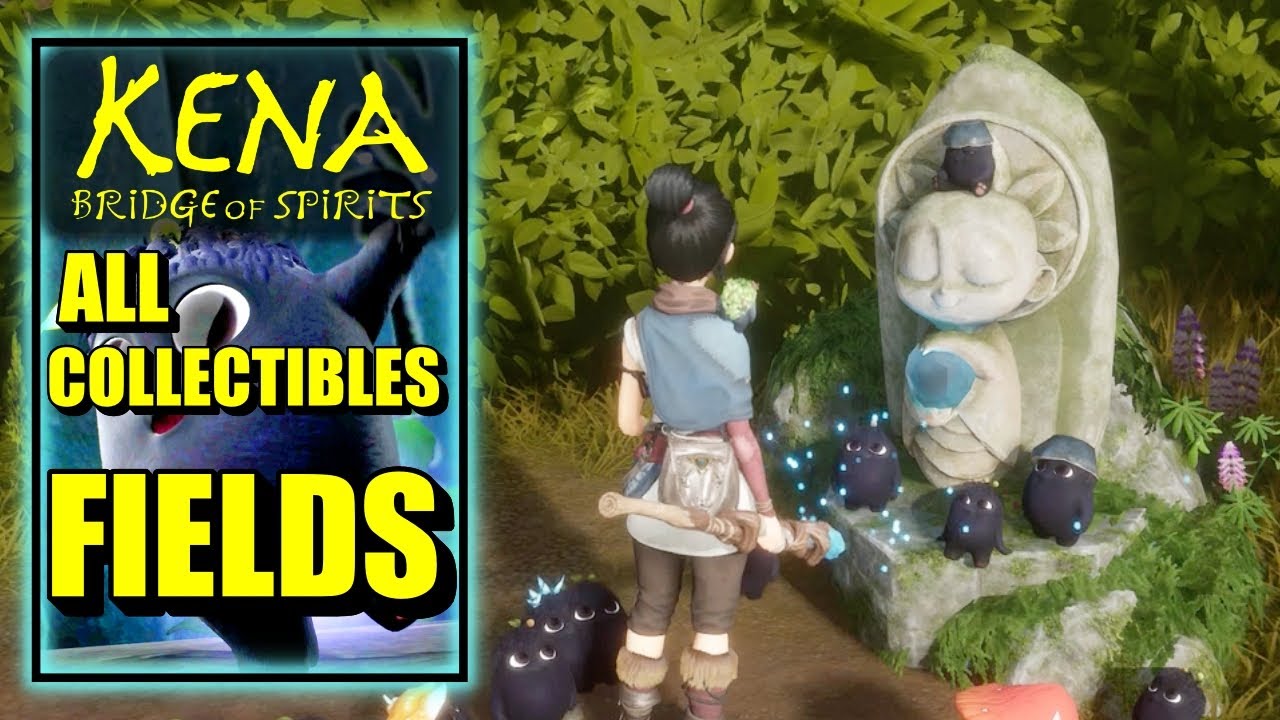 Kena Bridge of Spirits - All Collectible Locations Fields - Rot, Hats, Flower Shrines, Cursed Chest