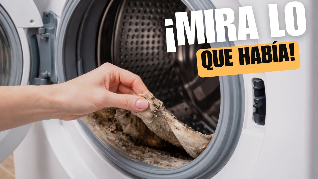 ¡SI NUNCA LO HAS HECHO, TE SORPRENDERÁS! MANERA POCO CONOCIDA DE LIMPIAR TU LAVADORA