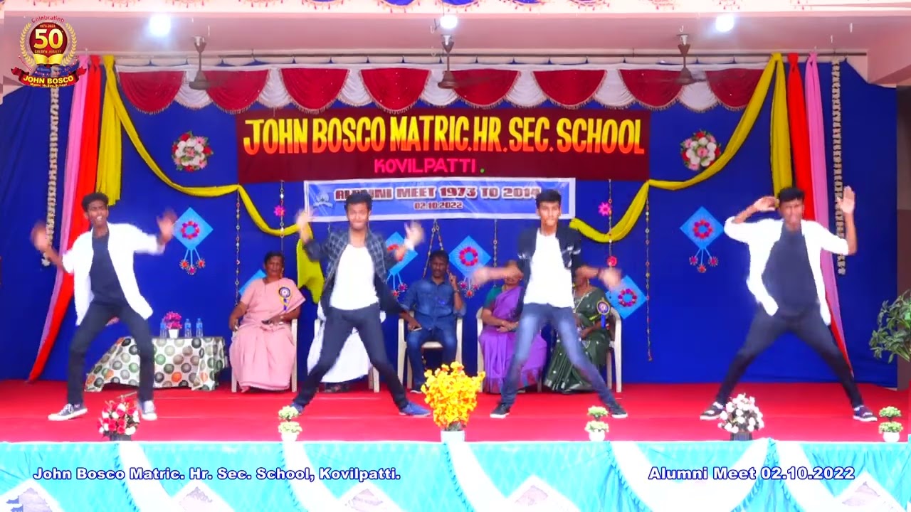 ALUMNI MEET 2022 - 12TH BOYS DANCE